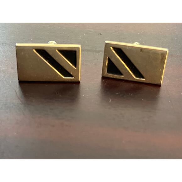 VTG Cufflink Lot of 4 Gold Tone Classy Elegant Preppy Coquette - Picture 3 of 6